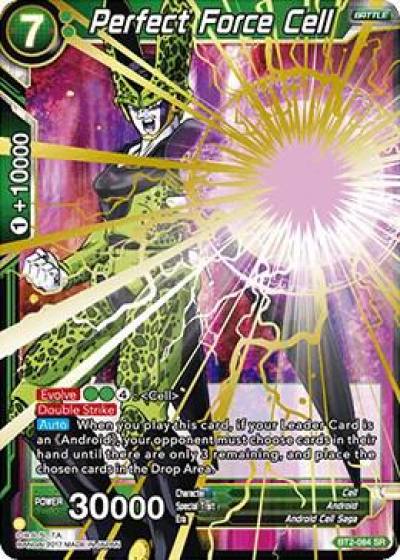 Perfect Force Cell BT2-084 Union Force Dragonball Super card