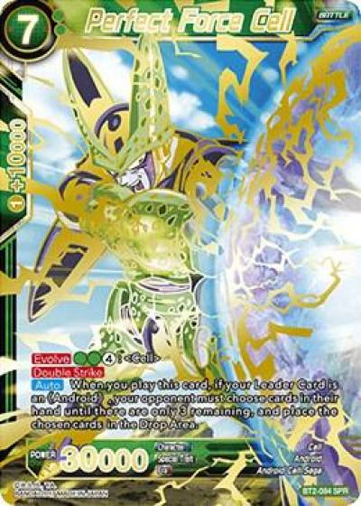 Perfect Force Cell SPR BT2-084 Union Force Dragonball Super card