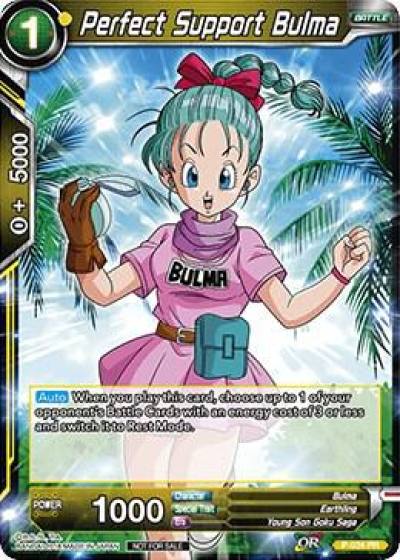 Perfect Support Bulma P-034 Promotion Cards Dragonball Super card