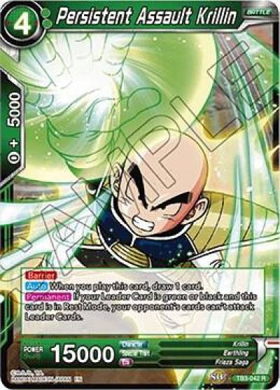 Persistent Assault Krillin TB3-042 Clash of Fates Dragonball Super card