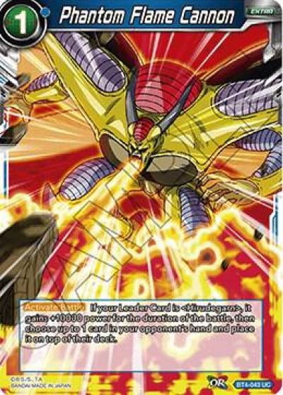 Phantom Flame Cannon Foil BT4-043 Colossal Warfare Dragonball Super card