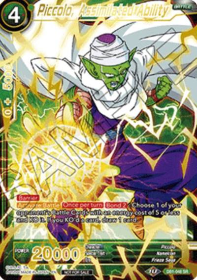 Piccolo Assimilated Ability Alt Art Card Set 2023 Vol 1 DB1-048 Tournament Promotion Cards Dragonball Super card