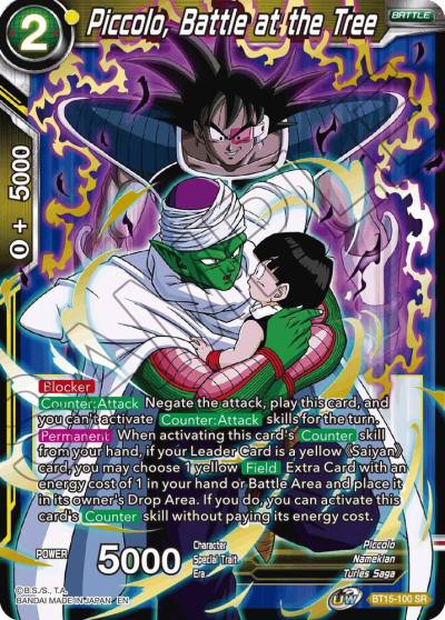 Piccolo Battle at the Tree BT15-100 Saiyan Showdown Dragonball Super card