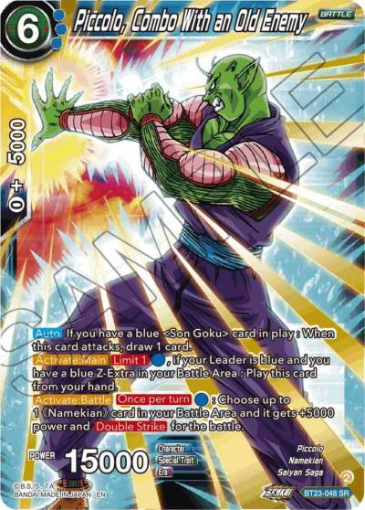 Piccolo Combo With an Old Enemy BT23-048 Perfect Combination Dragonball Super card