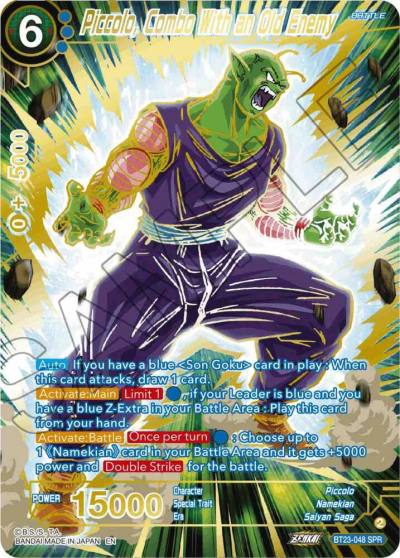 Piccolo Combo With an Old Enemy SPR BT23-048 Perfect Combination Dragonball Super card