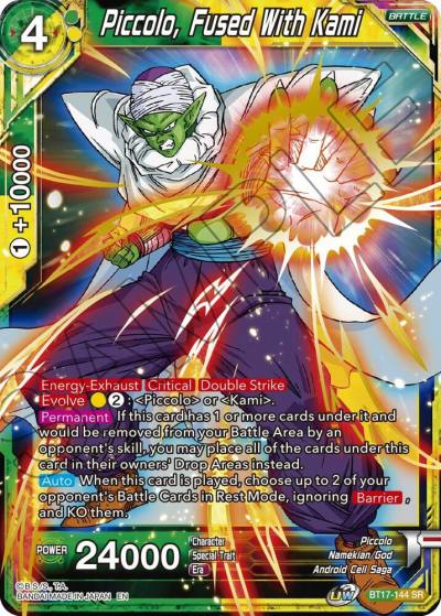 Piccolo Fused With Kami BT17-144 Ultimate Squad Dragonball Super card