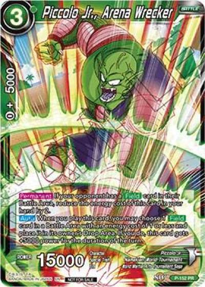 Piccolo Jr Arena Wrecker Power Booster World Martial Arts Tournament P-152 Promotion Cards Dragonball Super card