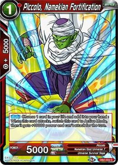 Piccolo Namekian Fortification DB2-004 Draft Box 05 - Divine Multiverse Dragonball Super card