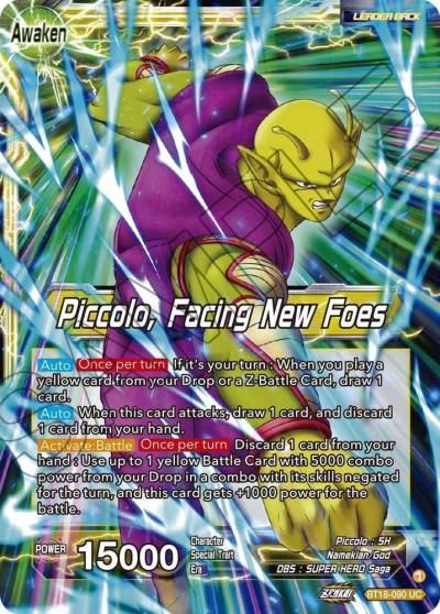 Piccolo Piccolo Facing New Foes BT18-090 Promotion Cards Dragonball Super card
