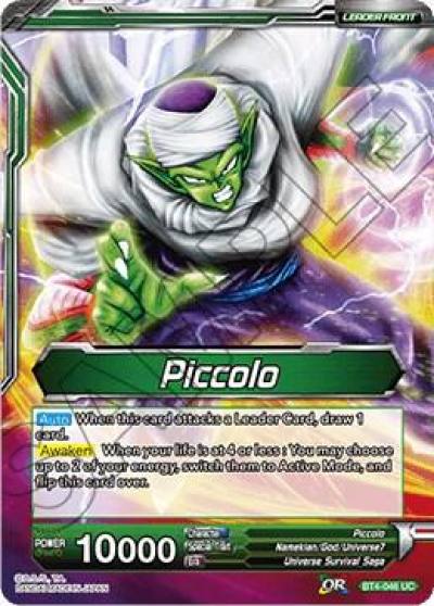 Piccolo Piccolo Kamis Successor Foil BT4-046 Colossal Warfare Dragonball Super card