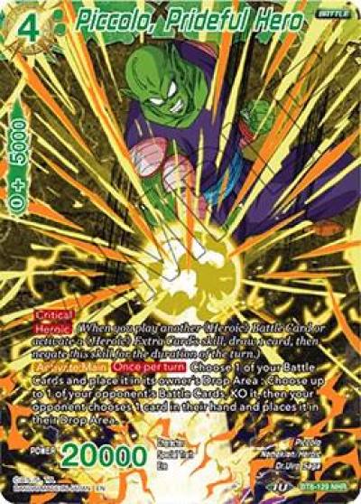 Piccolo Prideful Hero BT8-129 Malicious Machinations Dragonball Super card