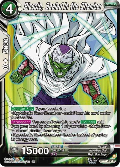 Piccolo Sealed in the Chamber BT31-135 Impact Beyond Dimensions Dragonball Super card