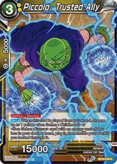 Piccolo Trusted Ally BT13-104 Supreme Rivalry Dragonball Super card