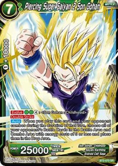 Piercing Super Saiyan 2 Son Gohan BT2-073 Union Force Dragonball Super card