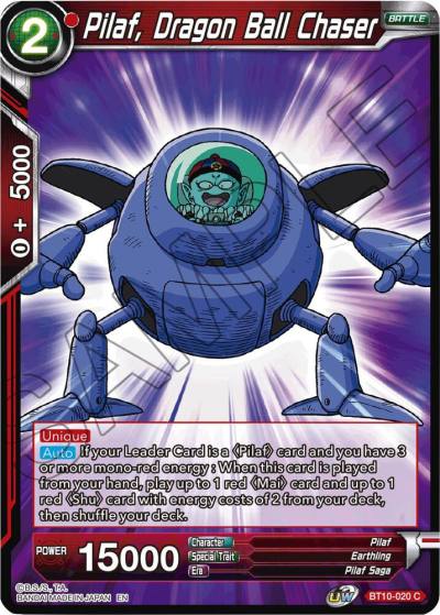 Pilaf Dragon Ball Chaser BT10-020 Rise of the Unison Warrior Dragonball Super card