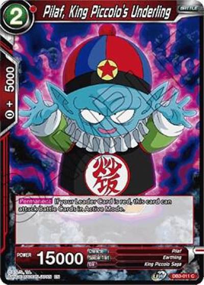 Pilaf King Piccolos Underling DB3-011 Draft Box 06 - Giant Force Dragonball Super card