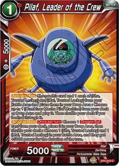 Pilaf Leader of the Crew BT5-016 Miraculous Revival Dragonball Super card