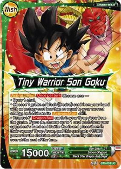 Pilaf Tiny Warrior Son Goku BT5-053 Miraculous Revival Dragonball Super card
