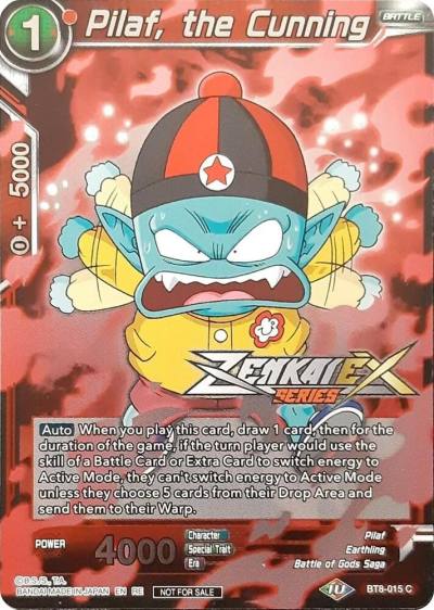 Pilaf the Cunning Event Pack 13 BT8-015 Tournament Promotion Cards Dragonball Super card