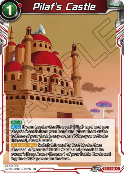 Pilafs Castle BT10-028 Rise of the Unison Warrior Dragonball Super card
