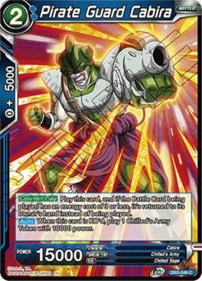 Pirate Guard Cabira DB3-046 Draft Box 06 - Giant Force Dragonball Super card