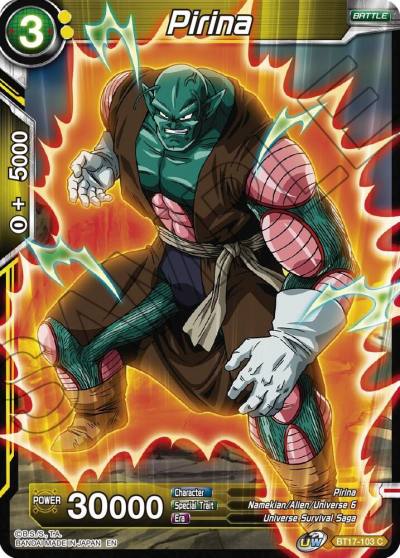Pirina Foil BT17-103 Ultimate Squad Dragonball Super card