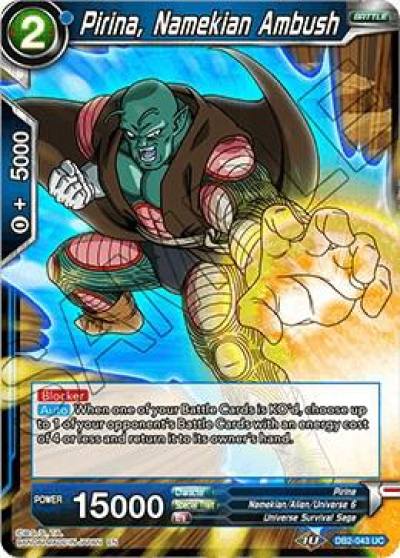 Pirina Namekian Ambush DB2-043 Draft Box 05 - Divine Multiverse Dragonball Super card