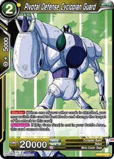 Pivotal Defense Cyclopian Guard BT2-113 Union Force Dragonball Super card