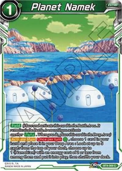 Planet Namek BT4-069 Colossal Warfare Dragonball Super card