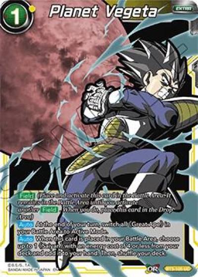 Planet Vegeta Alternate Art BT3-105 Special Anniversary Set 2020 Dragonball Super card