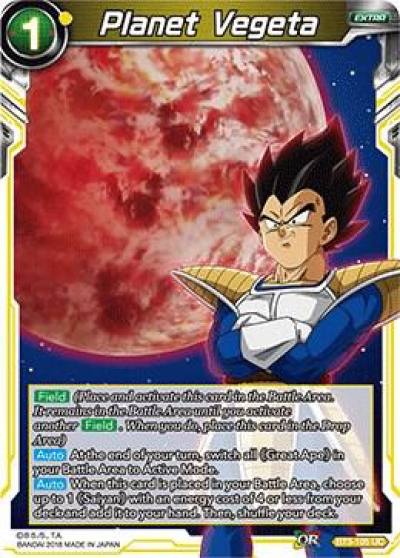 Planet Vegeta BT3-105 Cross Worlds Dragonball Super card