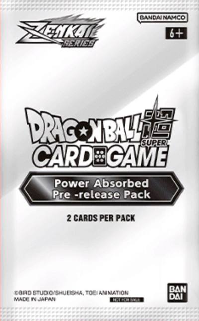 Power Absorbed Pre Release Pack  Power Absorbed Pre-Release Cards Dragonball Super card