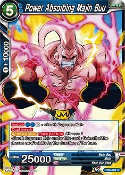 Power Absorbing Majin Buu BT3-049 Cross Worlds Dragonball Super card