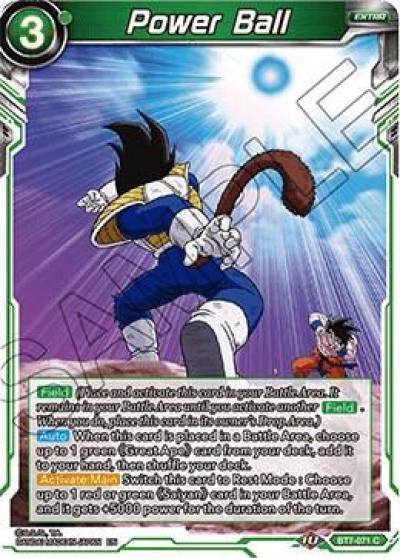 Power Ball BT7-071 Assault of the Saiyans Dragonball Super card