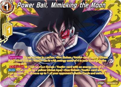 Power Ball Mimicking the Moon Collector Booster Silver BT24-084 Beyond Generations Dragonball Super card