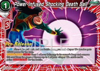 Power Infused Shocking Death Ball BT26-007 Ultimate Advent Pre-Release Cards Dragonball Super card