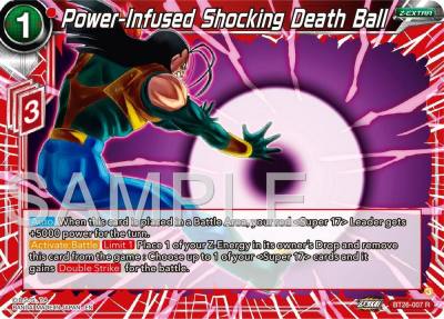 Power Infused Shocking Death Ball BT26-007 Ultimate Advent Dragonball Super card