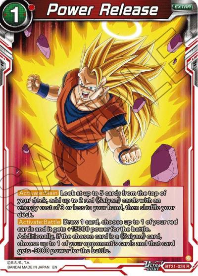 Power Release BT31-024 Impact Beyond Dimensions Dragonball Super card