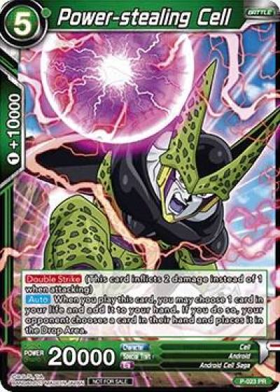 Power stealing Cell P-023 Promotion Cards Dragonball Super card