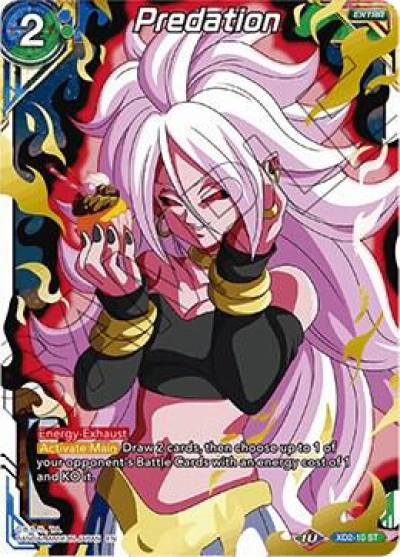 Predation XD2-10 Malicious Machinations Dragonball Super card
