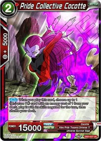 Pride Collective Cocotte DB2-027 Draft Box 05 - Divine Multiverse Dragonball Super card