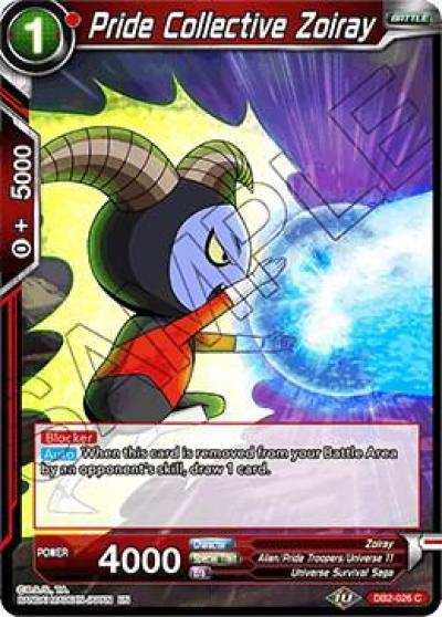 Pride Collective Zoiray DB2-026 Draft Box 05 - Divine Multiverse Dragonball Super card