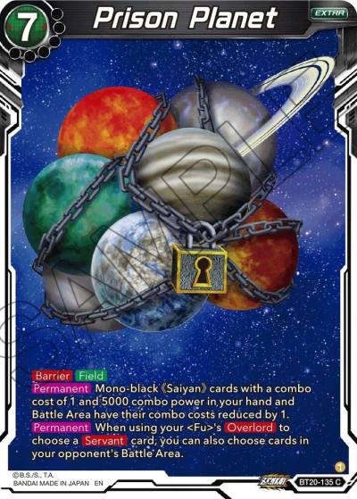 Prison Planet BT20-135 Power Absorbed Dragonball Super card