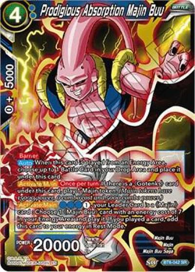 Prodigious Absorption Majin Buu BT6-042 Destroyer Kings Dragonball Super card