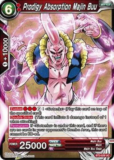 Prodigy Absorption Majin Buu BT2-026 Union Force Dragonball Super card