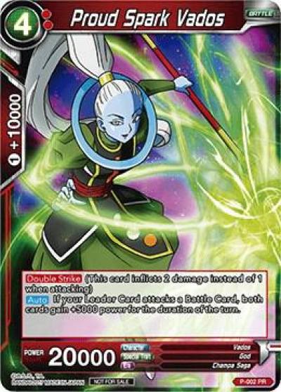 Proud Spark Vados Non Foil Version P-002 Promotion Cards Dragonball Super card