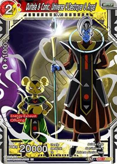 Quitela and Conic Universe 4 Destroyer and Angel DB2-170 Draft Box 05 - Divine Multiverse Dragonball Super card