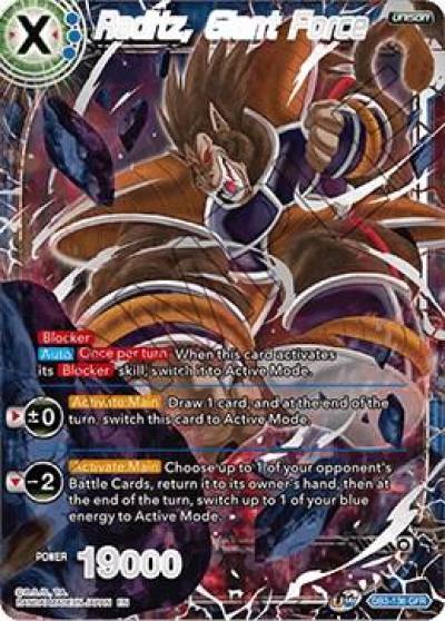 Raditz Giant Force DB3-136 Draft Box 06 - Giant Force Dragonball Super card