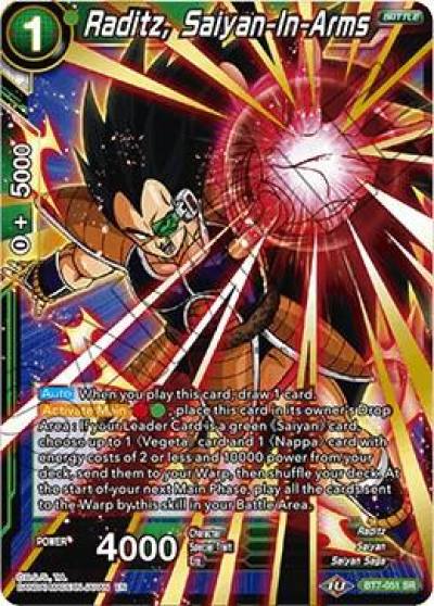 Raditz Saiyan In Arms BT7-051 Assault of the Saiyans Dragonball Super card