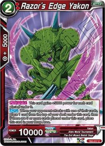 Razors Edge Yakon TB2-017 World Martial Arts Tournament Dragonball Super card